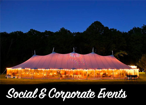 Tent Lighting - Sperry Tents Hamptons